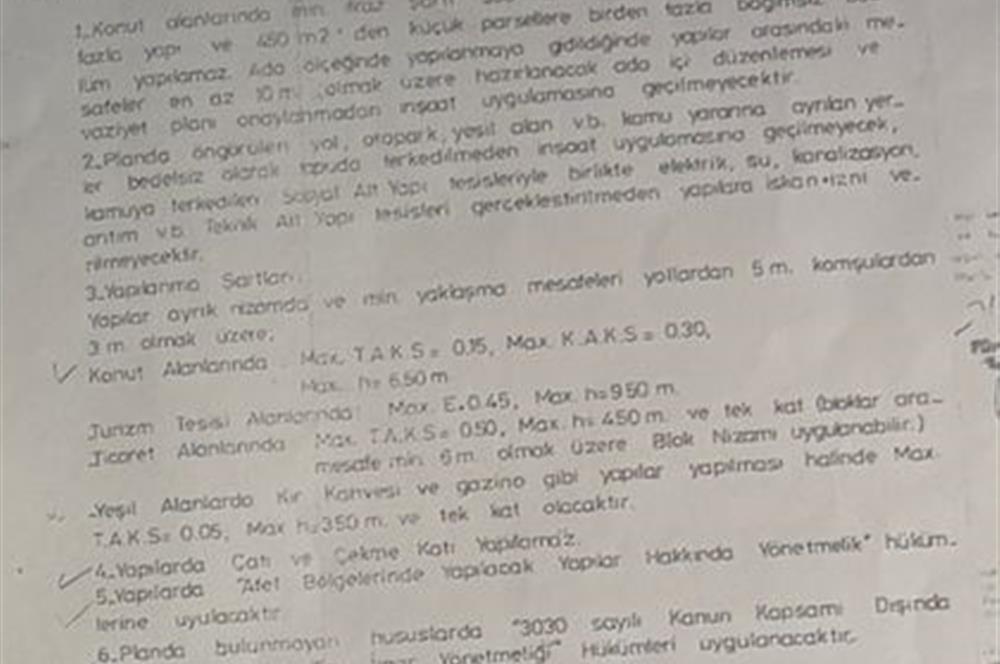 AKLİMAN DENİZ MANZARALI TURİZM -KONUT - TİCARET İMARLI ARSALAR