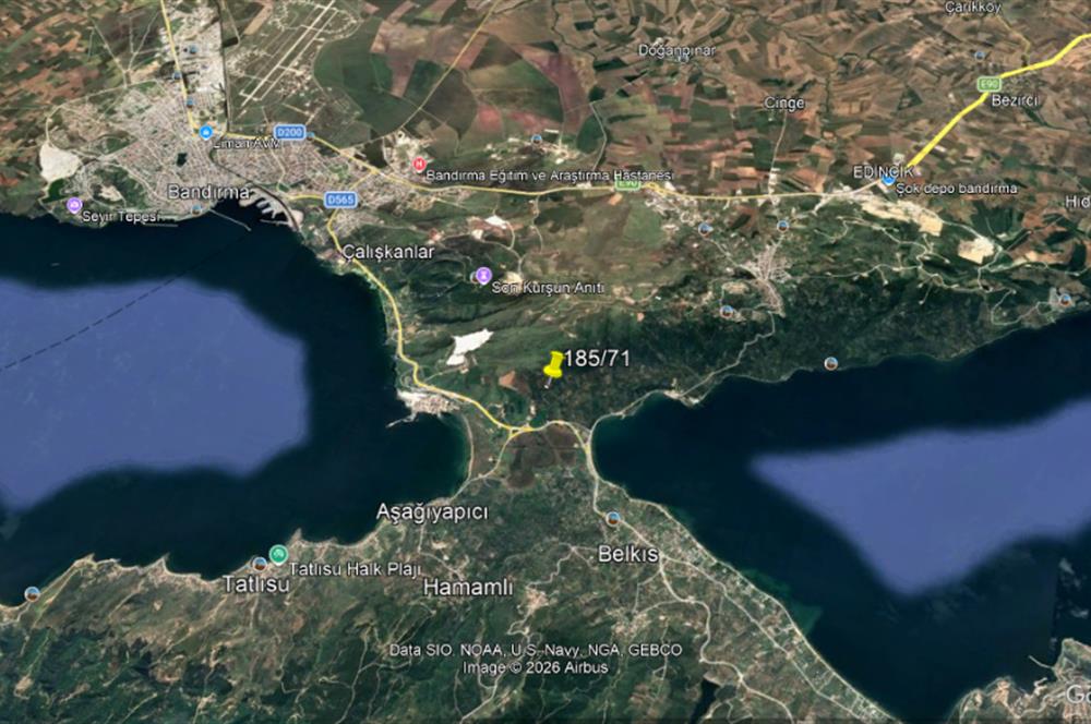 Century 21 Bal'dan Bandırma Edincik Mahallesinde Satılık Zeytinlik