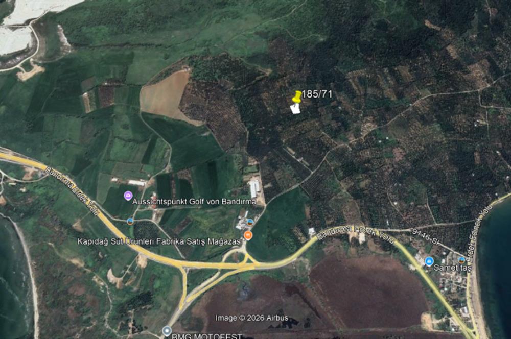 Century 21 Bal'dan Bandırma Edincik Mahallesinde Satılık Zeytinlik