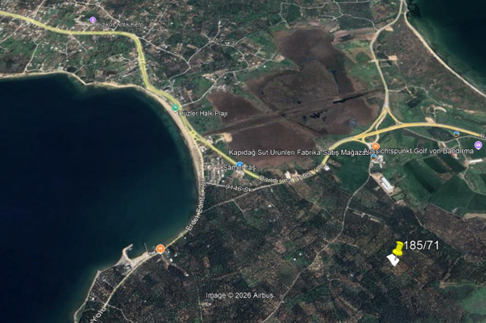 Century 21 Bal'dan Bandırma Edincik Mahallesinde Satılık Zeytinlik