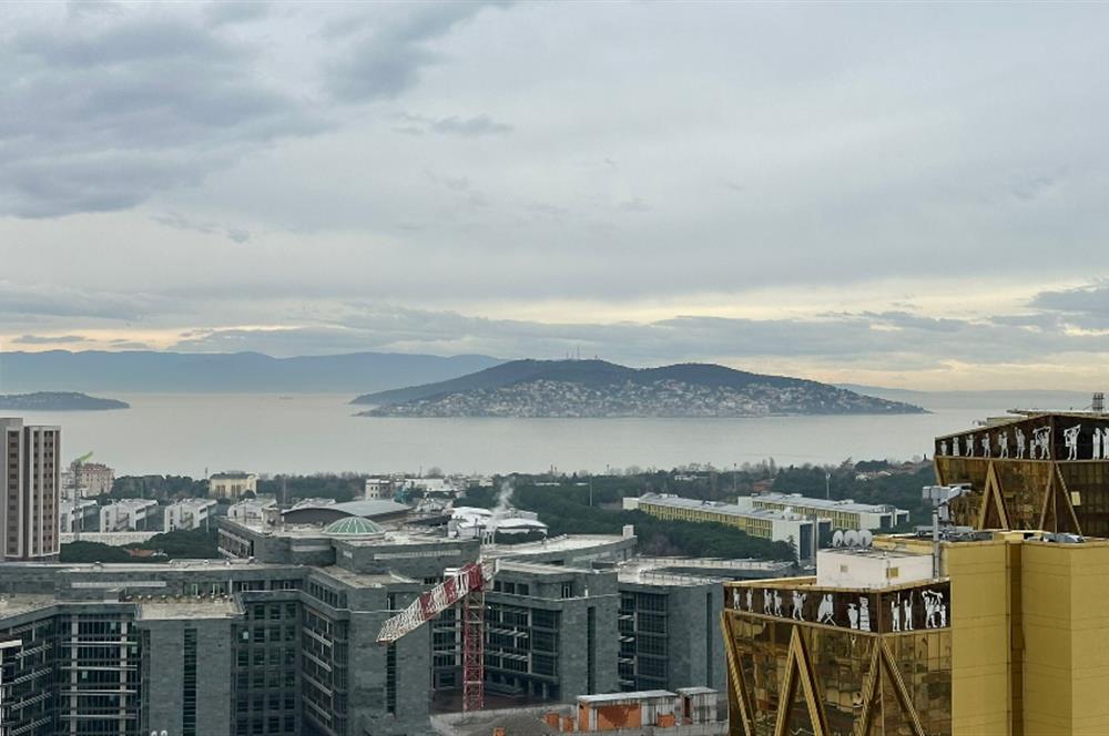 KARTAL ADAM KULE'DE DENİZ MANZARA'LI 1+1 EŞYALI KİRALIK DAİRE