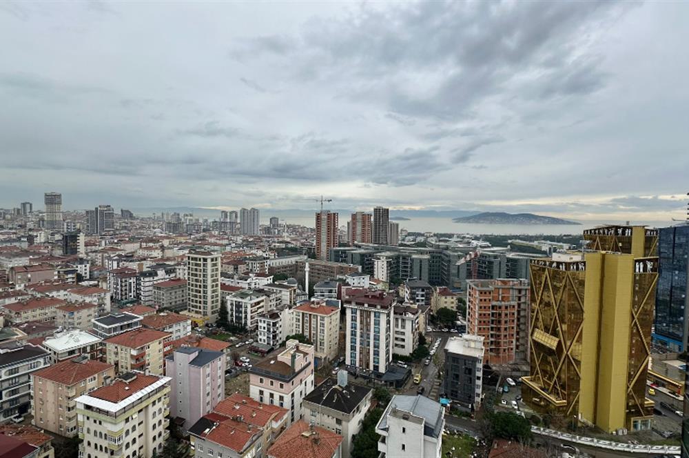 KARTAL ADAM KULE'DE DENİZ MANZARA'LI 1+1 EŞYALI KİRALIK DAİRE