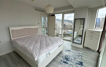 KARTAL ADAM KULE'DE DENİZ MANZARA'LI 1+1 EŞYALI KİRALIK DAİRE