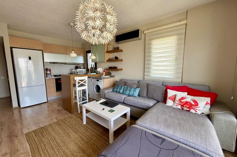 Bodrum Gündoğan My Blue Residence’ta Deniz Manzaralı  – Plajlara Servisli, Full Eşyalı