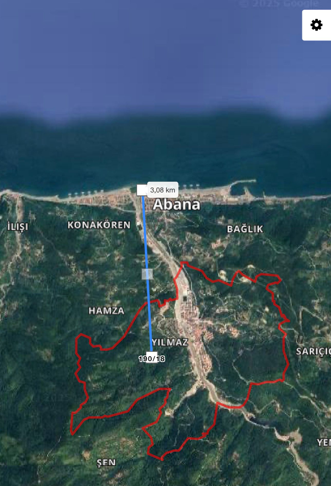 Bozkurt Merkez'de Satılık Fındık Bahçesi 572m2 Fırsat