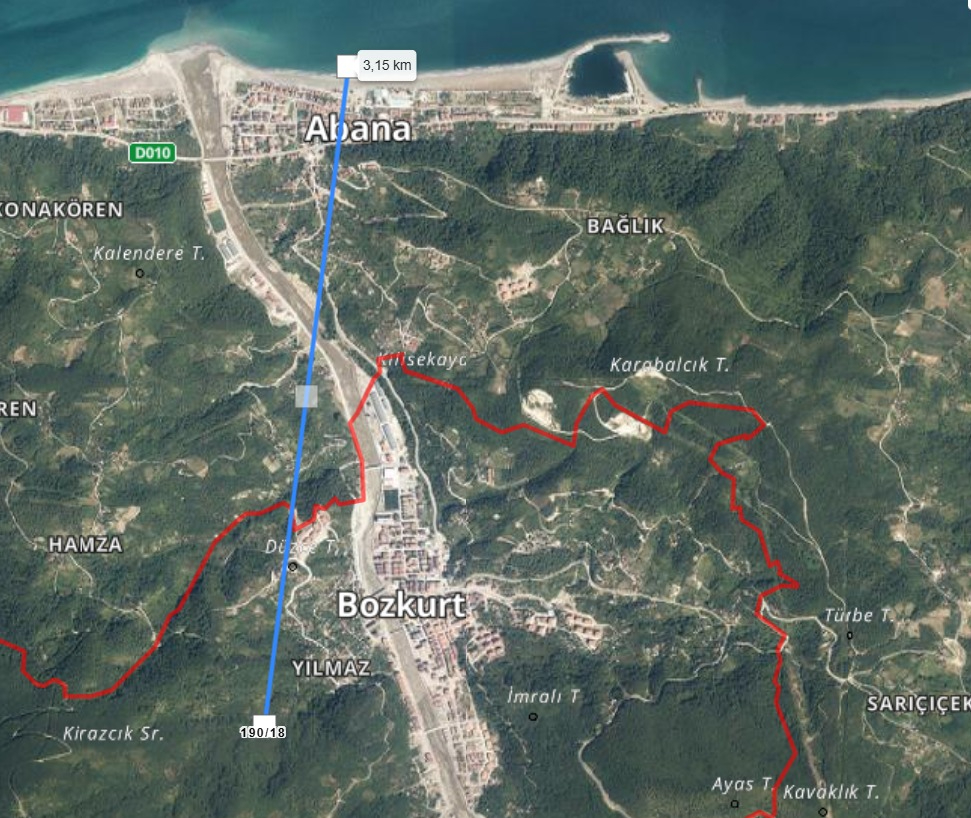 Bozkurt Merkez'de Satılık Fındık Bahçesi 572m2 Fırsat