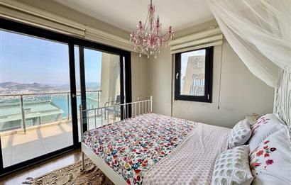 Bodrum Gündoğan My Blue Residence’ta Deniz Manzaralı  – Plajlara Servisli, Full Eşyalı