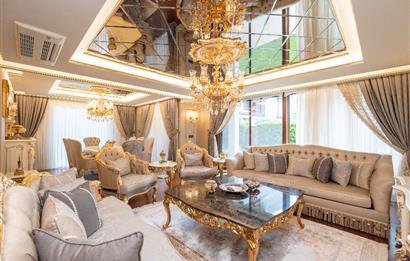 TUZLA MERCAN'DA DENİZ VE GÖL MANZARALI ÖZEL MİMARİLİ VİLLA