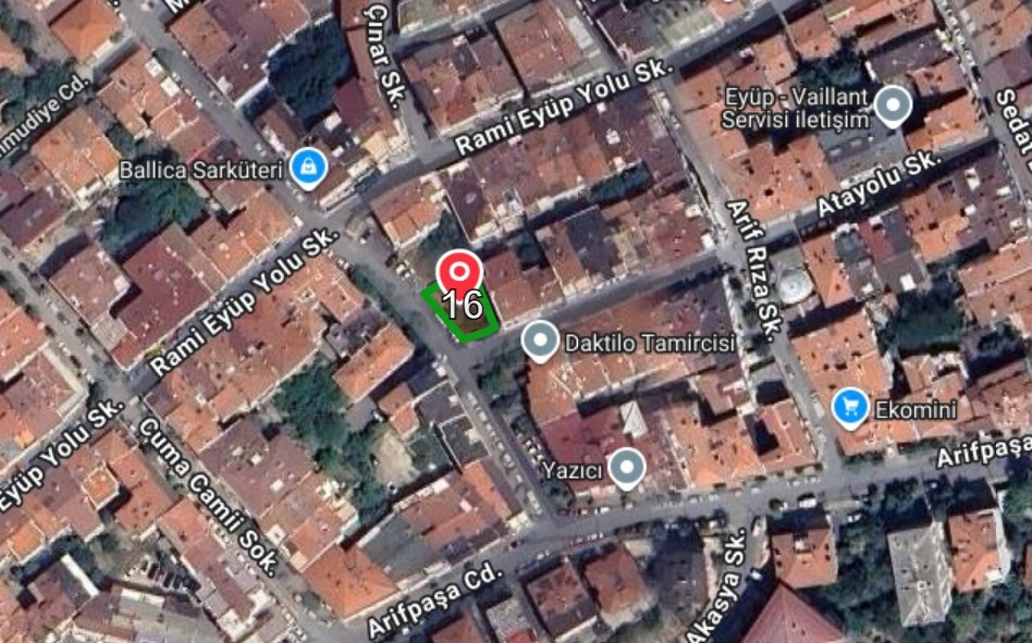 Eyüpsultan Projesi Çizilmiş 201 m² 2. Derece Tarihi Eser Arsa