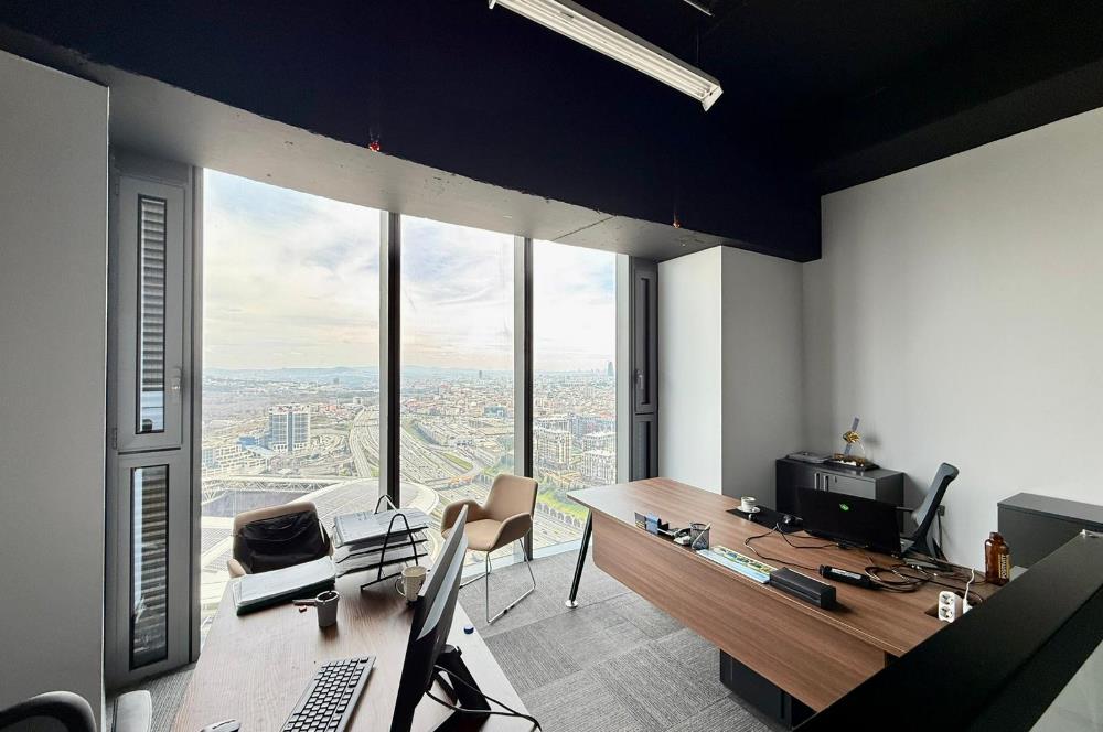 Skyland Satılık Ofis 227m2 Dekorasyonlu Vadistanbul