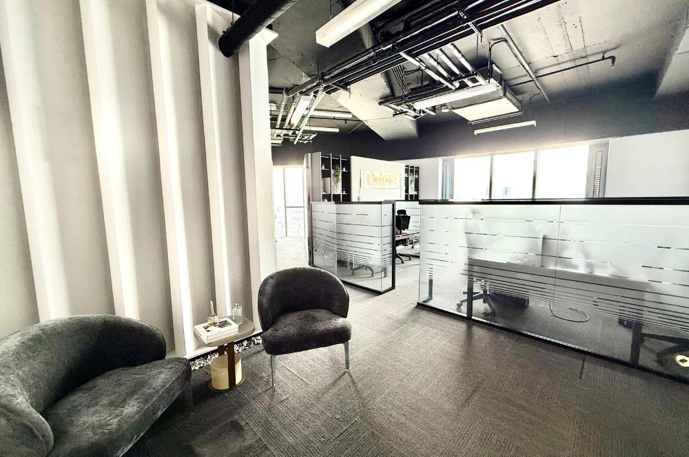 Skyland Satılık Ofis 227m2 Dekorasyonlu Vadistanbul