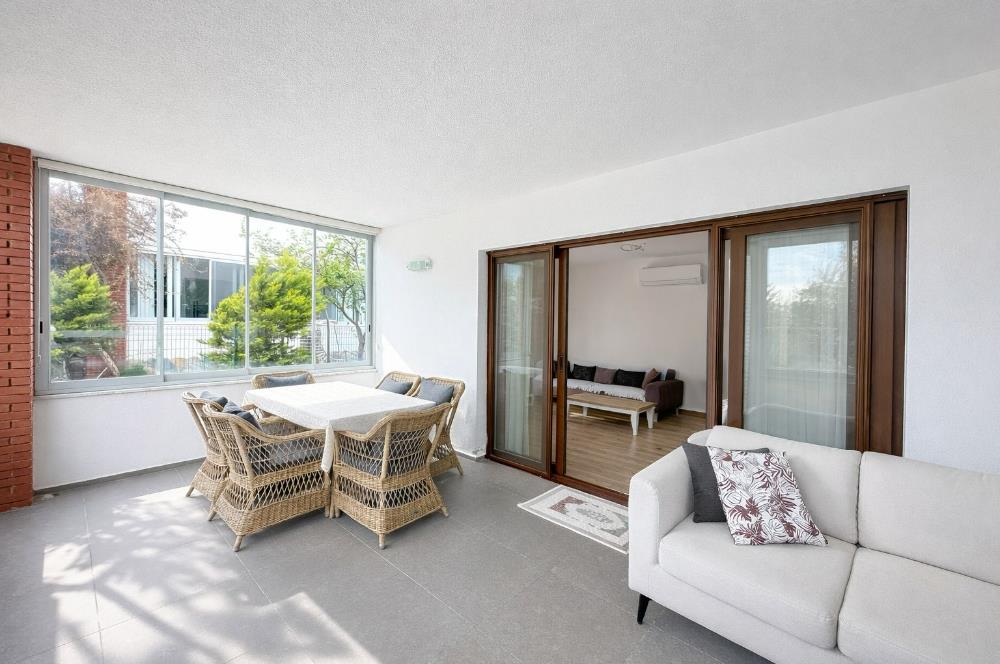 Bodrum Konacık 3+1 Düz Ayak Satılık Bahçeli Daire