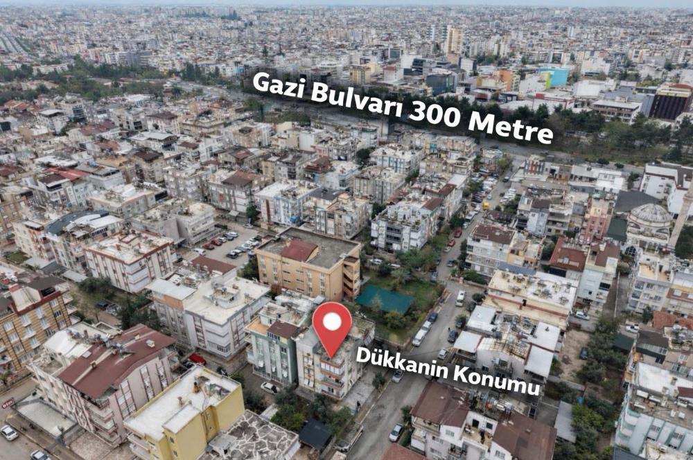 Yükseliş Mahallesi Gazi Bulvarına 300 Metre Satılık Dükkan