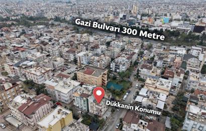 Yükseliş Mahallesi Gazi Bulvarına 300 Metre Satılık Dükkan