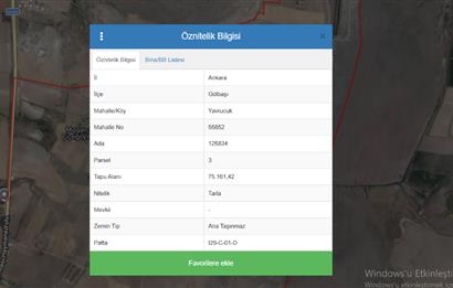 YAVRUCUK MAHALLESİ'NDE TARLA