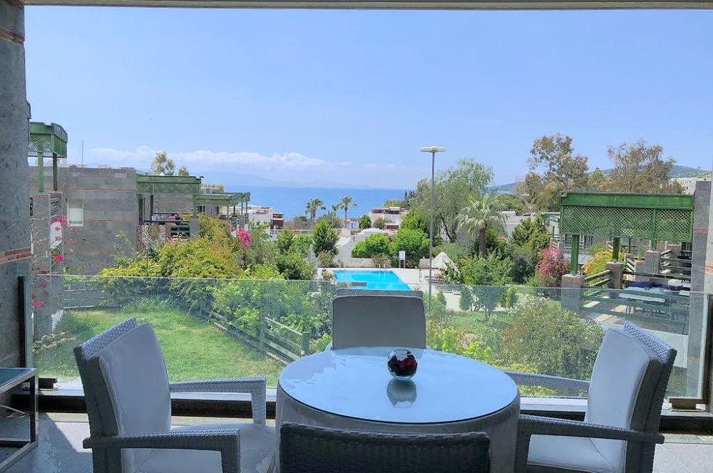 Asarlık'ta Deniz Manzaralı, 4.5+1 Üst Kat Denize Sıfır Daire 