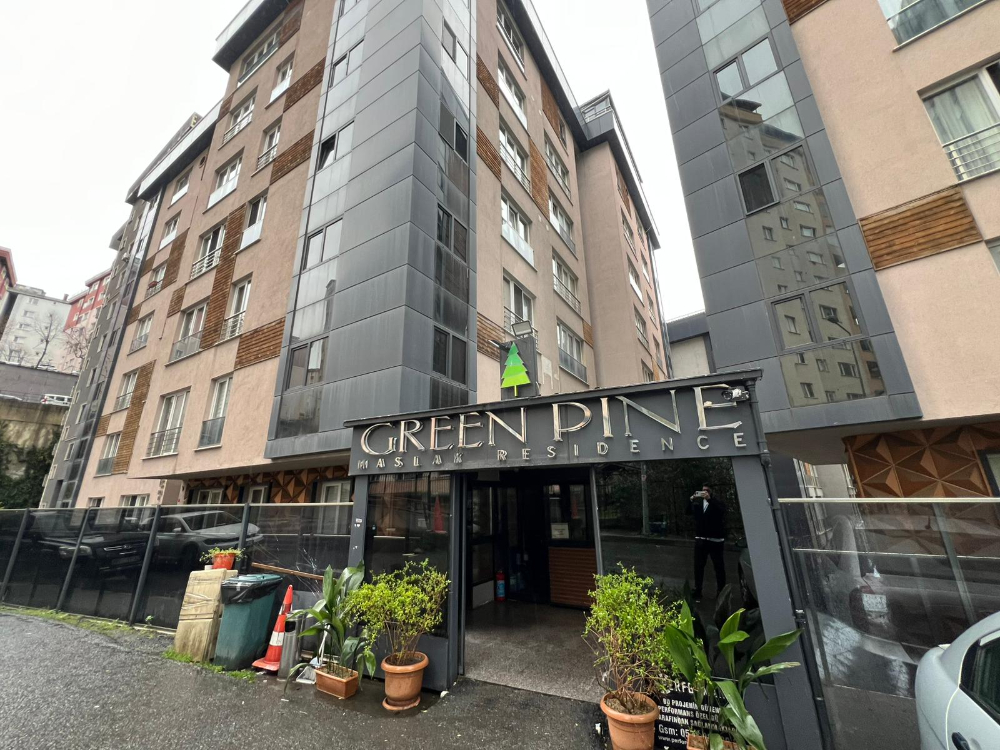 Ayazağa green pine sitesi satılık boş 3+1