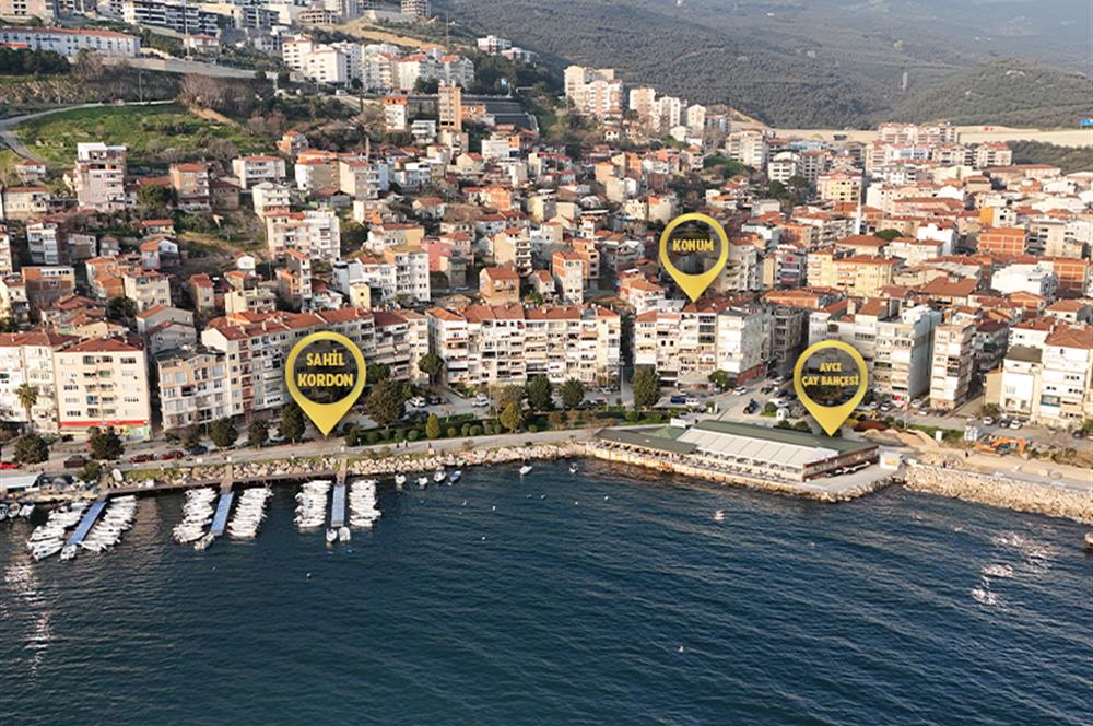 C21 Cius; Sahile Cephe Satılık Dükkan