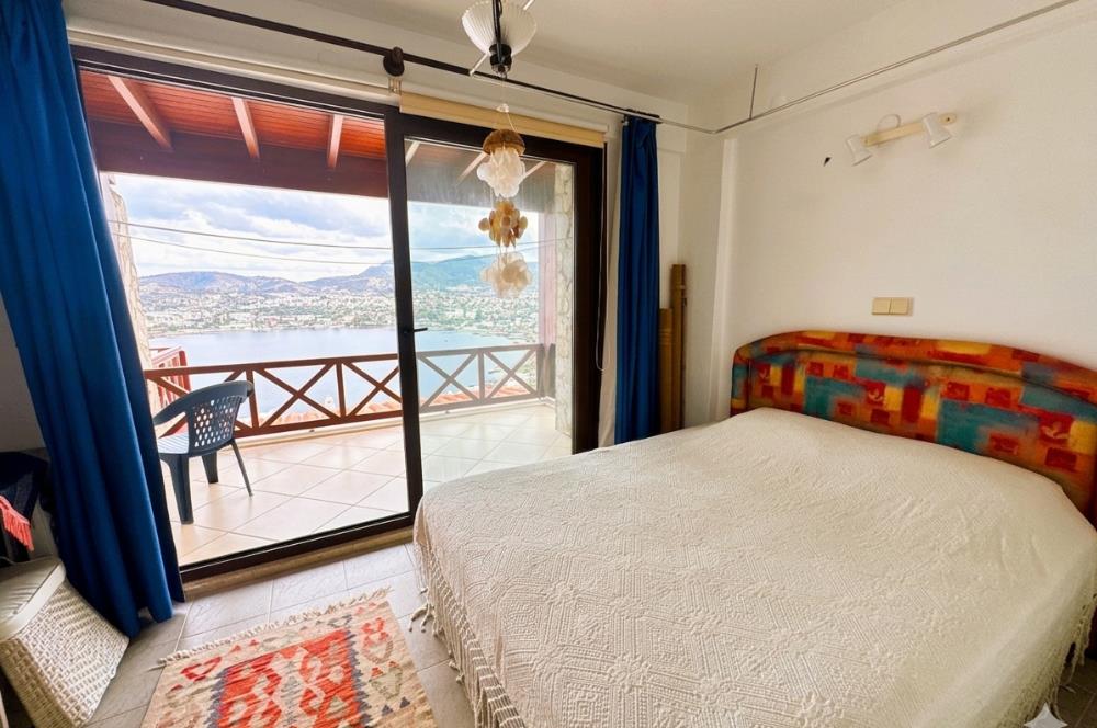 Yalıkavak Tilkicik Deniz Manzaralı Eşyalı Kiralık Dubleks Daire