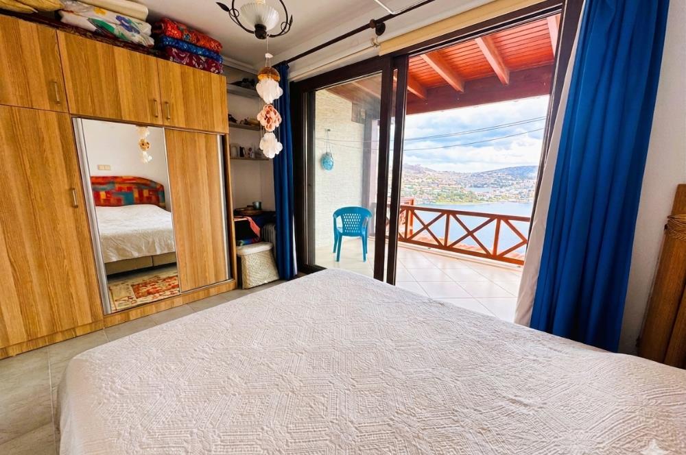 Yalıkavak Tilkicik Deniz Manzaralı Eşyalı Kiralık Dubleks Daire