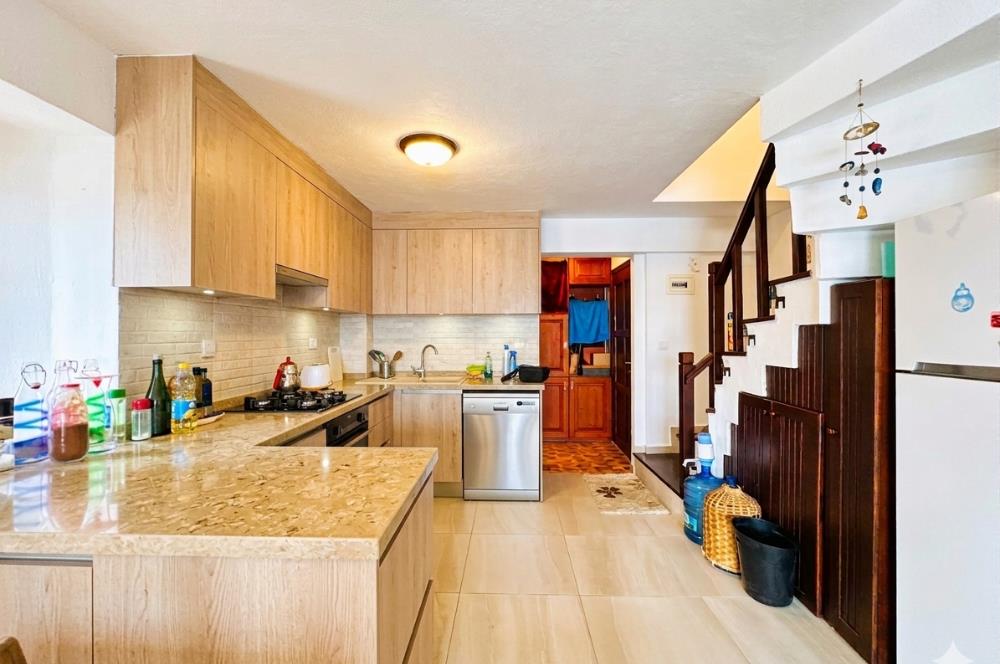 Yalıkavak Tilkicik Deniz Manzaralı Eşyalı Kiralık Dubleks Daire