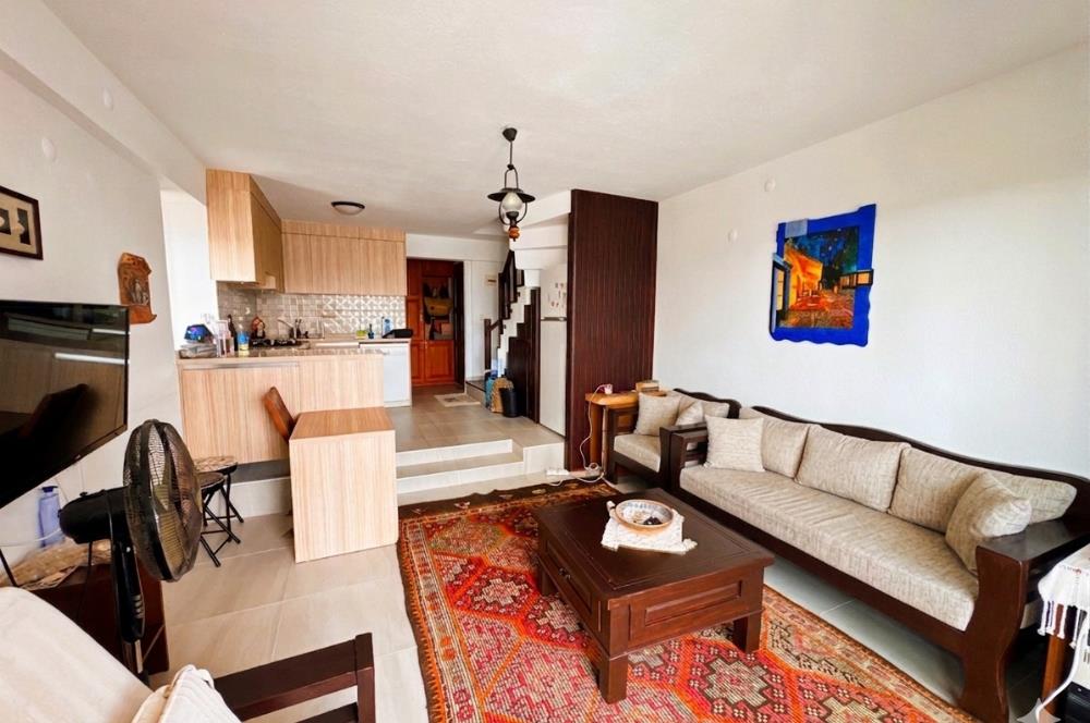 Yalıkavak Tilkicik Deniz Manzaralı Eşyalı Kiralık Dubleks Daire