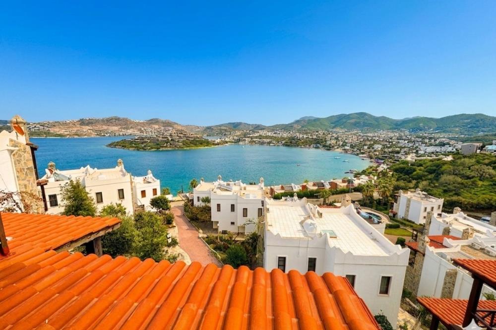 Yalıkavak Tilkicik Deniz Manzaralı Eşyalı Kiralık Dubleks Daire