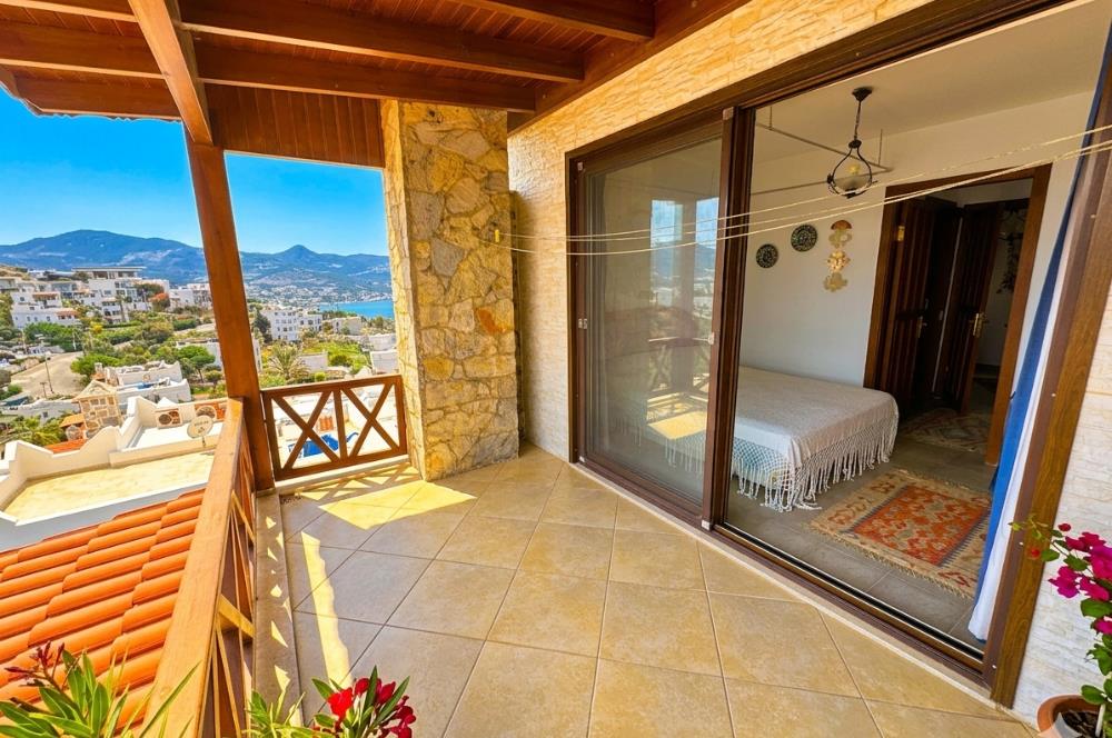 Yalıkavak Tilkicik Deniz Manzaralı Eşyalı Kiralık Dubleks Daire