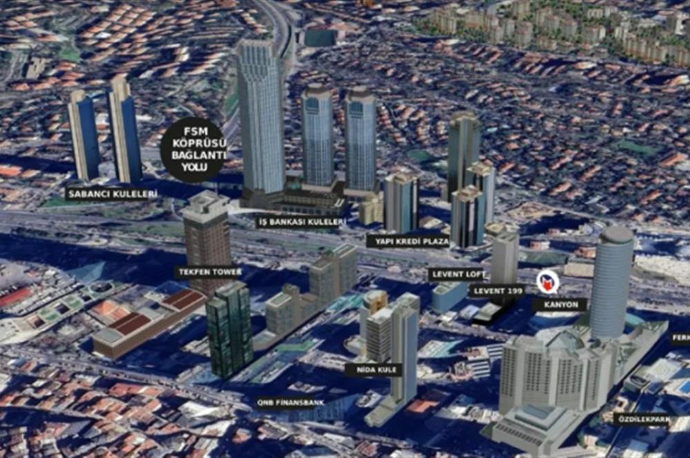 4.LEVENT SAPPHIRE' DE YEPYENİ PRESTİJLİ HAZIR OFİSLER