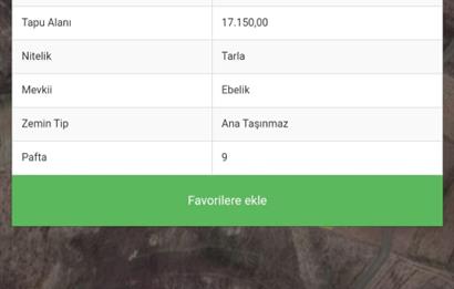 CENTURY21 PLUS'DAN İSCEHİSAR ÇALIŞLAR'DA SATILIK TARLA