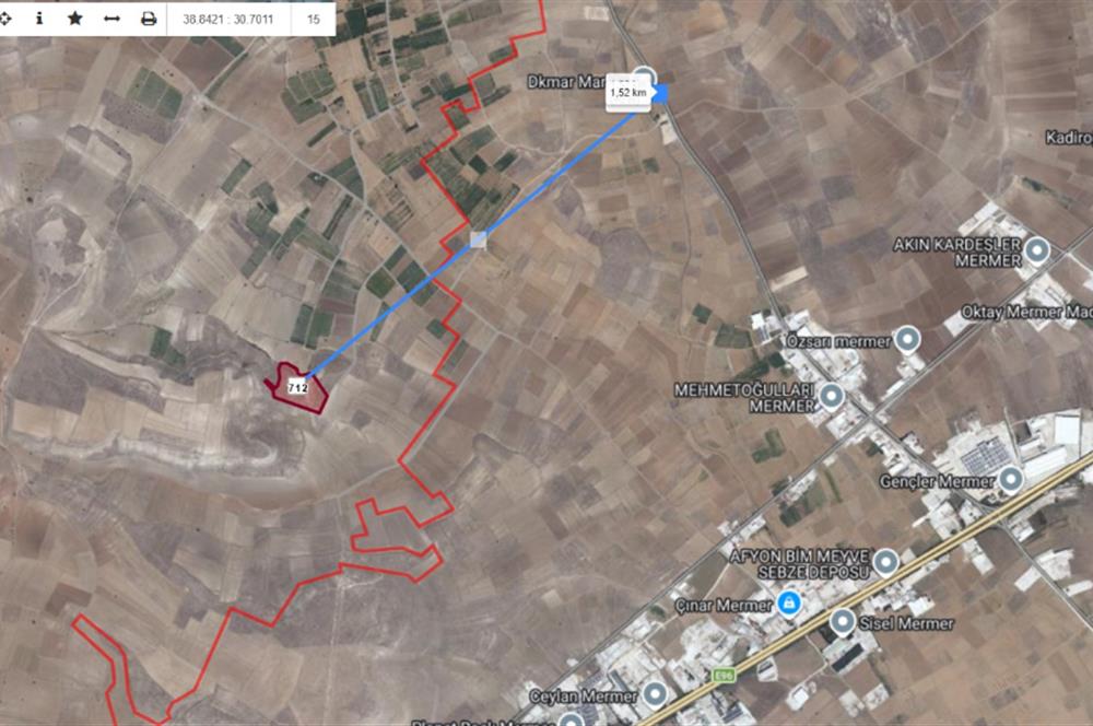 CENTURY21 PLUS'DAN İSCEHİSAR ÇALIŞLAR'DA SATILIK TARLA