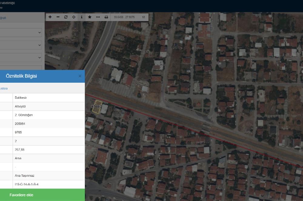 CENTURY 21 Bal'dan Balıkesir-Altıeylül-2nci Gündoğanda Satılık Arsa