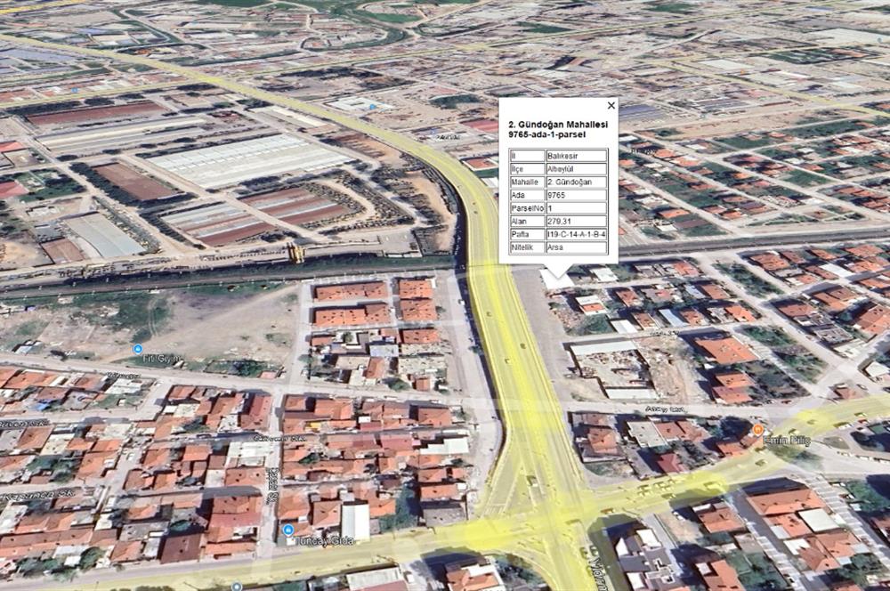 CENTURY 21 Bal'dan Balıkesir-Altıeylül-2nci Gündoğanda Satılık Arsa