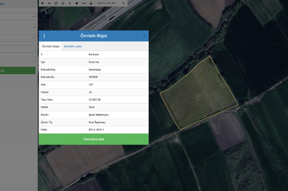 CENTURY 21 BAL SUSURLUK DEMİRKAPI SATILIK TARLA 13 DÖNÜM 
