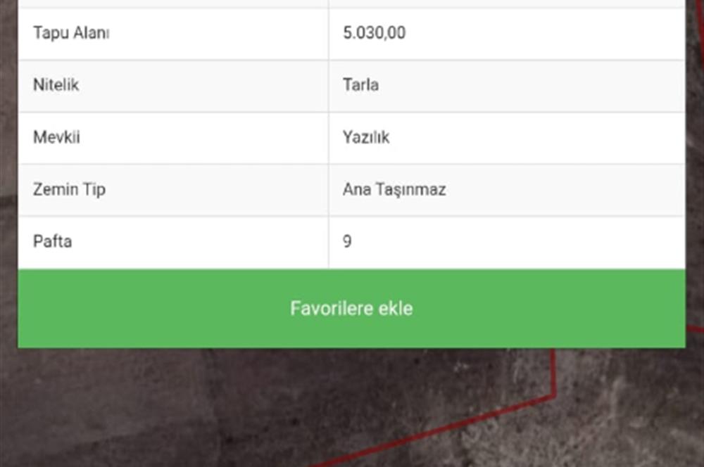 CENTURY21 PLUS'DAN İSCEHİSAR ÇALIŞLAR'DA SATILIK TARLA