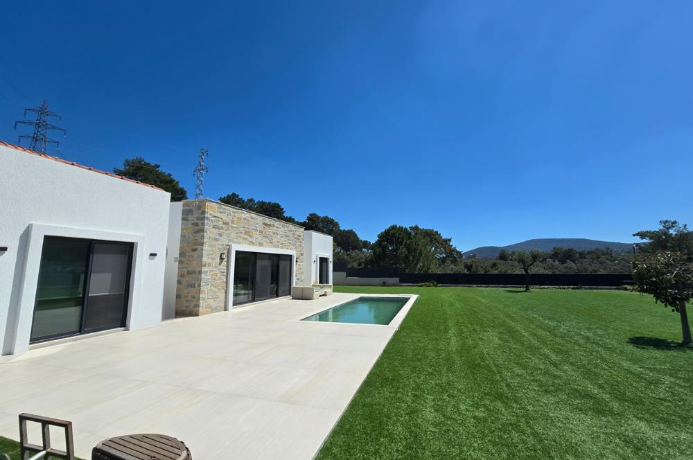 Bodrum Kızılağaç satılık tek kat lüks sıfır villa