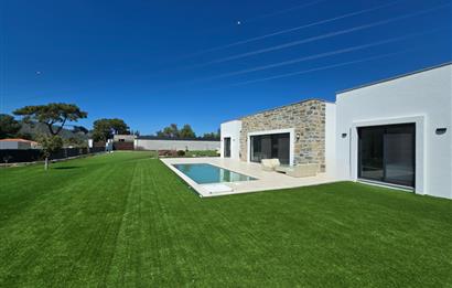 Bodrum Kızılağaç satılık tek kat lüks sıfır villa