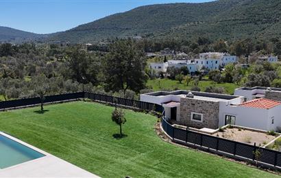 Bodrum Kızılağaç satılık tek kat lüks sıfır villa
