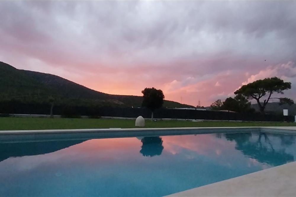 Bodrum Kızılağaç satılık tek kat lüks sıfır villa