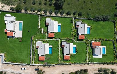 Bodrum Kızılağaç satılık tek kat lüks sıfır villa
