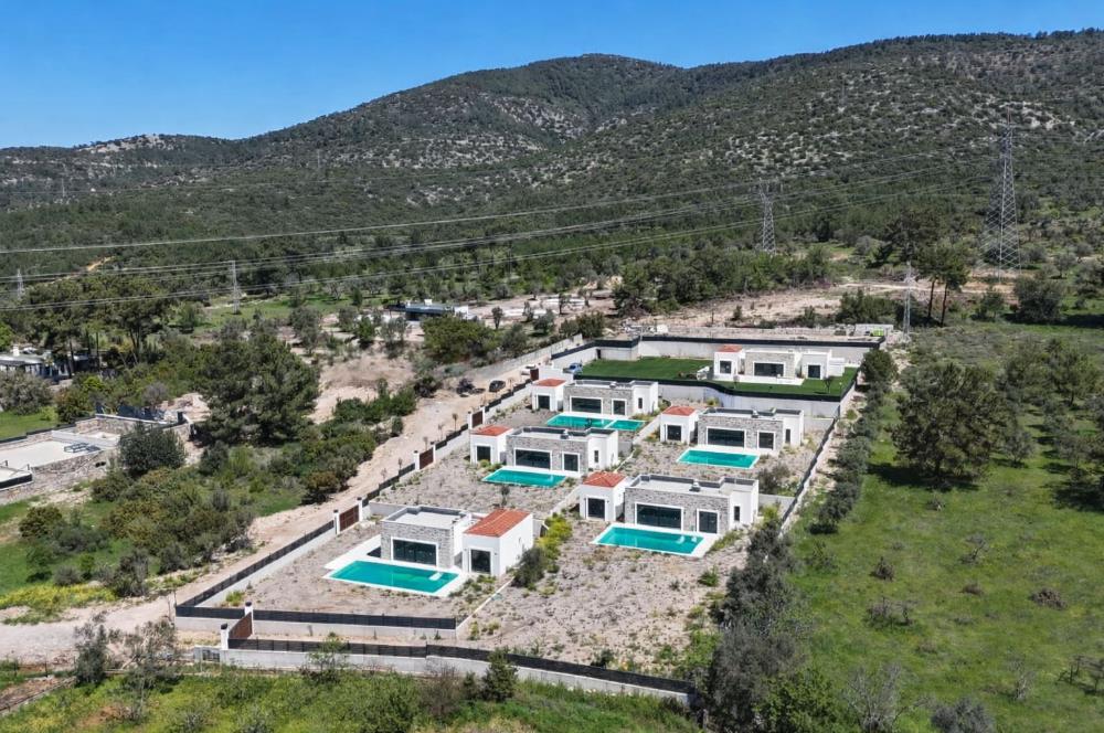 Bodrum Kızılağaç satılık tek kat lüks sıfır villa