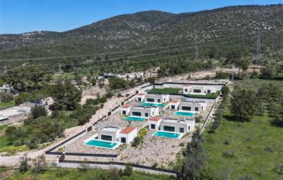 Bodrum Kızılağaç satılık tek kat lüks sıfır villa