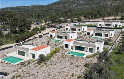 Bodrum Kızılağaç satılık tek kat lüks sıfır villa
