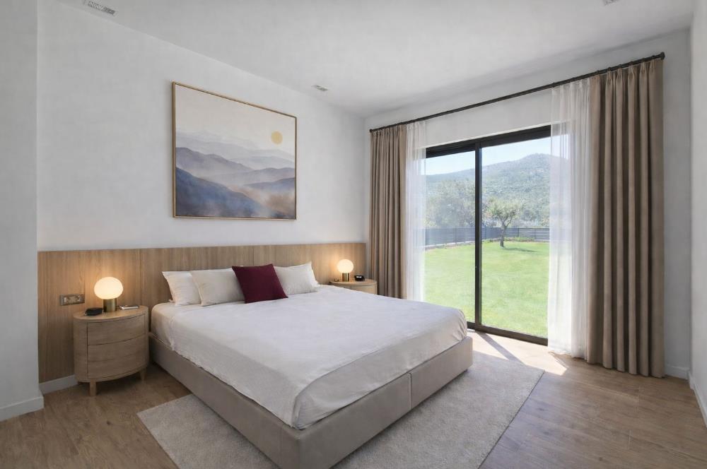 Bodrum Kızılağaç satılık tek kat lüks sıfır villa
