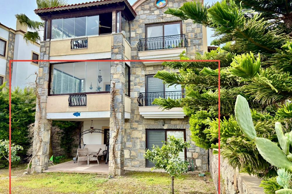 Bodrum Gündoğan Kiralık Tatil Evi | Deniz Manzaralı, Plaja Yürüme Mesafesinde, Özel Bahçeli Lüks Dubleks