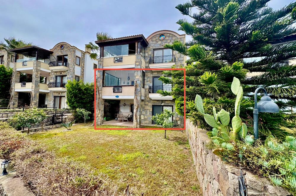 Bodrum Gündoğan Kiralık Tatil Evi | Deniz Manzaralı, Plaja Yürüme Mesafesinde, Özel Bahçeli Lüks Dubleks