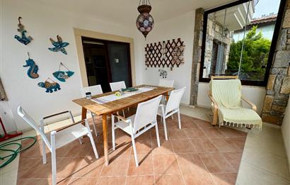 Bodrum Gündoğan Kiralık Tatil Evi | Deniz Manzaralı, Plaja Yürüme Mesafesinde, Özel Bahçeli Lüks Dubleks