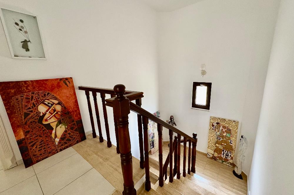 Bodrum Gündoğan Kiralık Tatil Evi | Deniz Manzaralı, Plaja Yürüme Mesafesinde, Özel Bahçeli Lüks Dubleks