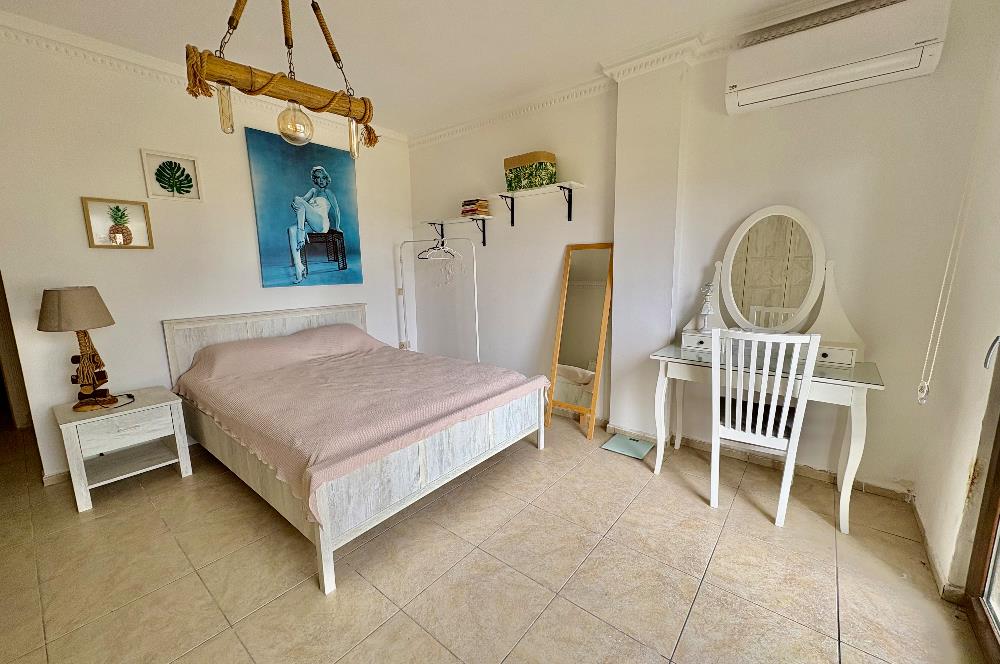 Bodrum Gündoğan Kiralık Tatil Evi | Deniz Manzaralı, Plaja Yürüme Mesafesinde, Özel Bahçeli Lüks Dubleks