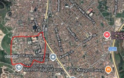 ALTIEYLÜL YILDIZ MH. MERKEZİ KONUMDA SATILIK 250 M2 ARSA